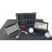 Lanterna LED cu incarcare solara si functie Powerbank, 30 W, 2 becuri si proiector LED inclus
