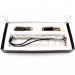 Set 2 Benzi 12 LED Faruri Auto White X Amber