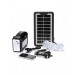 Kit de incarcare solara, 3 becuri LED, Functie Power Bank ,GD7