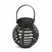 Lampa solara LED, tip felinar, imitatie lumanare, 10 x 11 cm