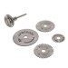 Set 5 discuri biax pentru lemn, plastic