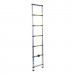 Scara telescopica din aluminiu, 3.8m, 13 trepte, 150 kg