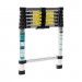 Scara telescopica din aluminiu, 2m, 7 trepte, 150 kg