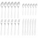Set tacamuri inox 24 piese