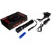 Lanterna LED 3W,cu acumulator, incarcator priza si masina,spot reglabil