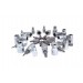 Trusa tubulare si biti 3/8 , 34 piese, Chrome Vanadium