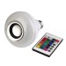 Bec LED cu Difuzor, E27, Bluetooth, Telecomanda, 12 W