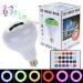 Bec LED cu Difuzor, E27, Bluetooth, Telecomanda, 12 W