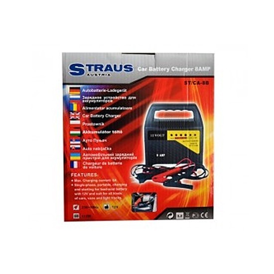 Image of Redresor pentru baterii auto Straus Austria ST/CA 8B