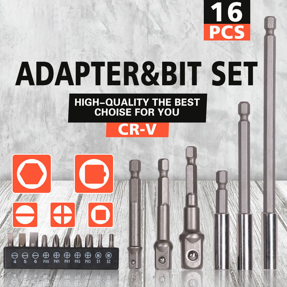 Image of Set 16 piese adaptori, prelungitoare si biti CR-V